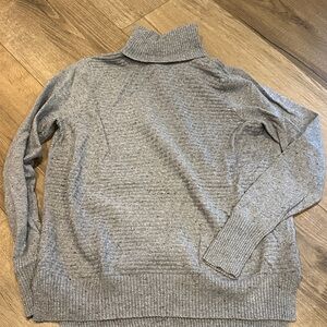 Gray Turtleneck Sweater